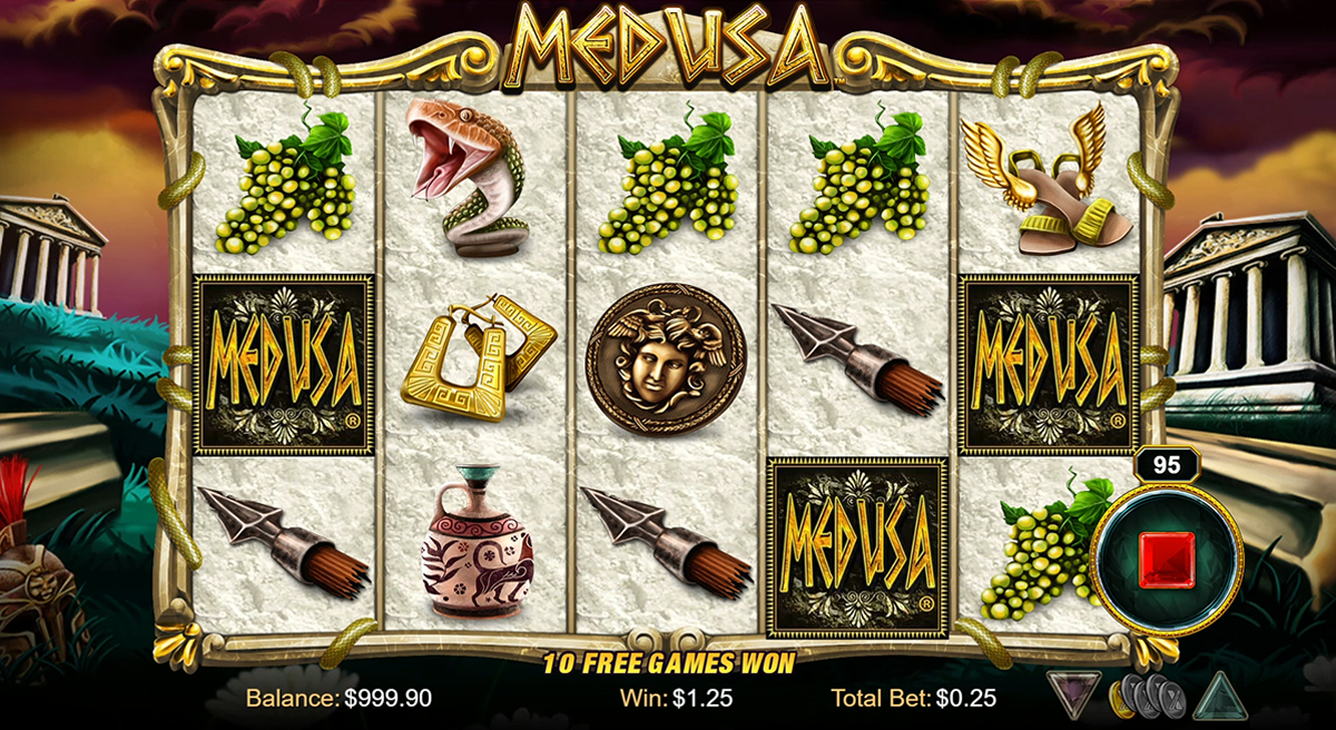 medusa bonus trigger visible