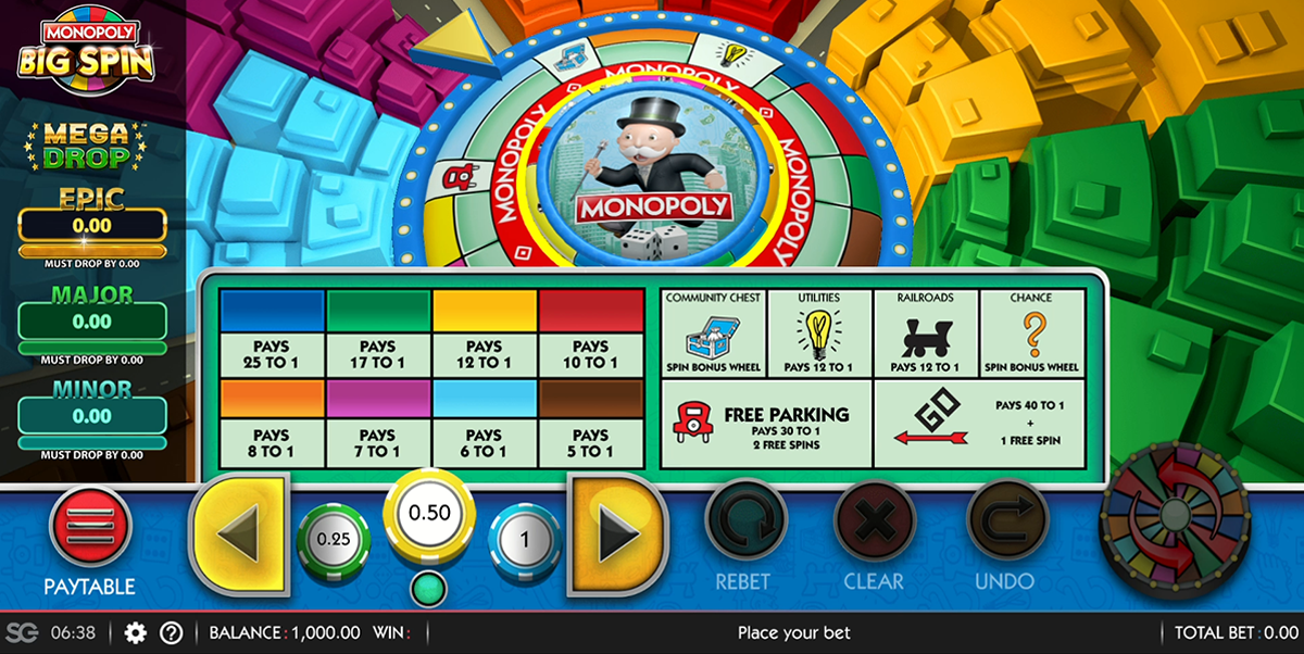monopoly big spin normal