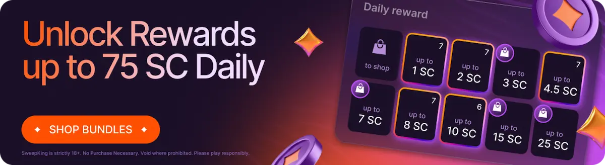 sweepking daily bonus