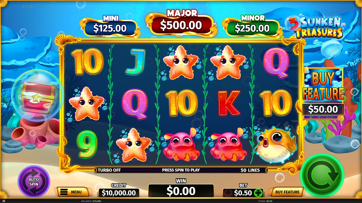 3 sunken treasures normal