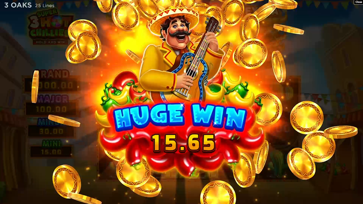 3 super hot chillies hold and win big win