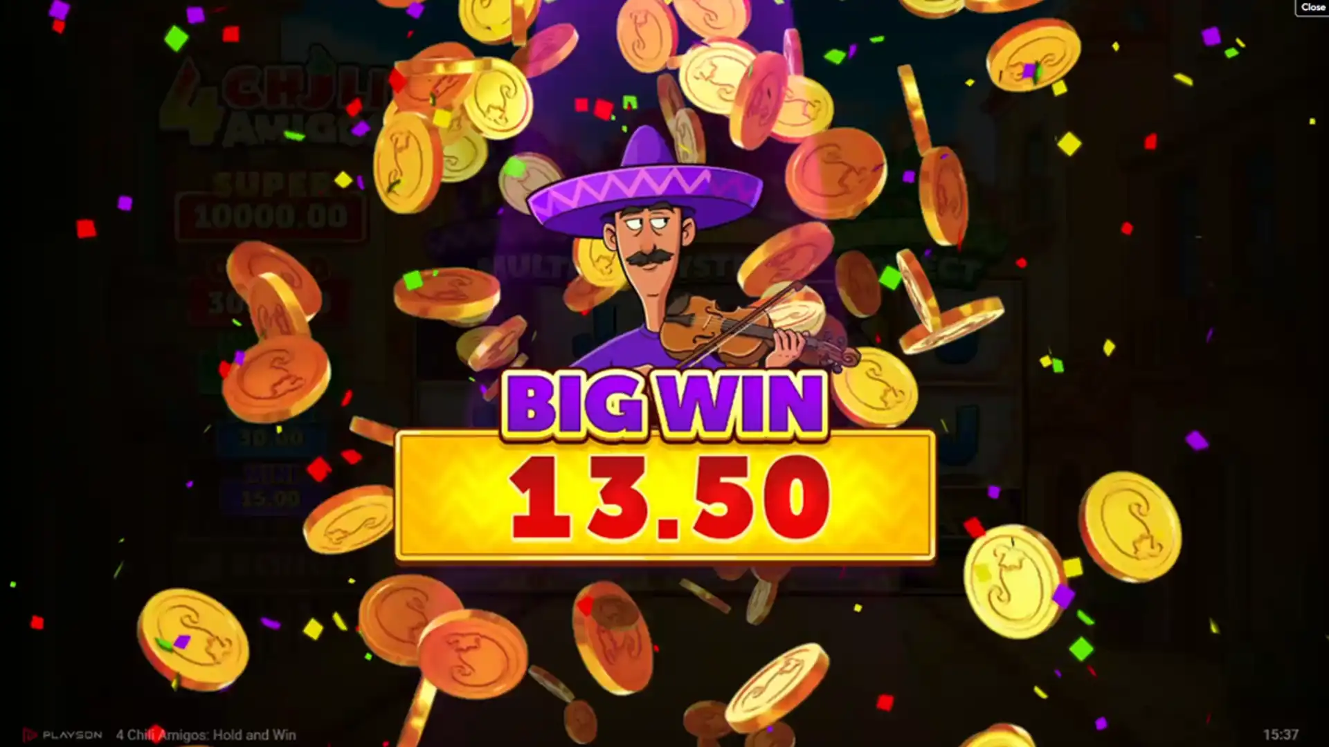 4 chili amigos big win