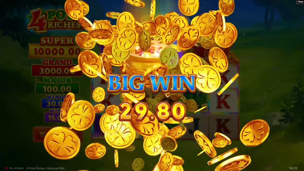 4 Pots Riches Hold and Win Bigwin