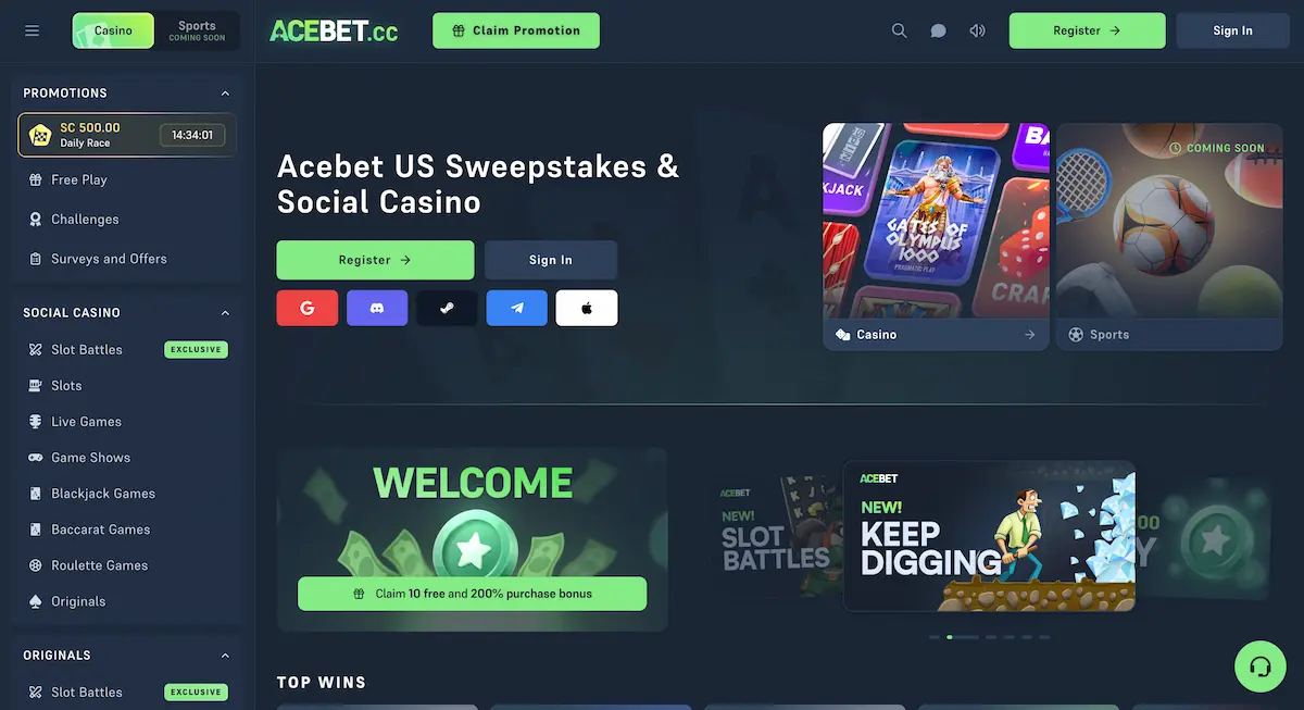 acebet cc casino homepage