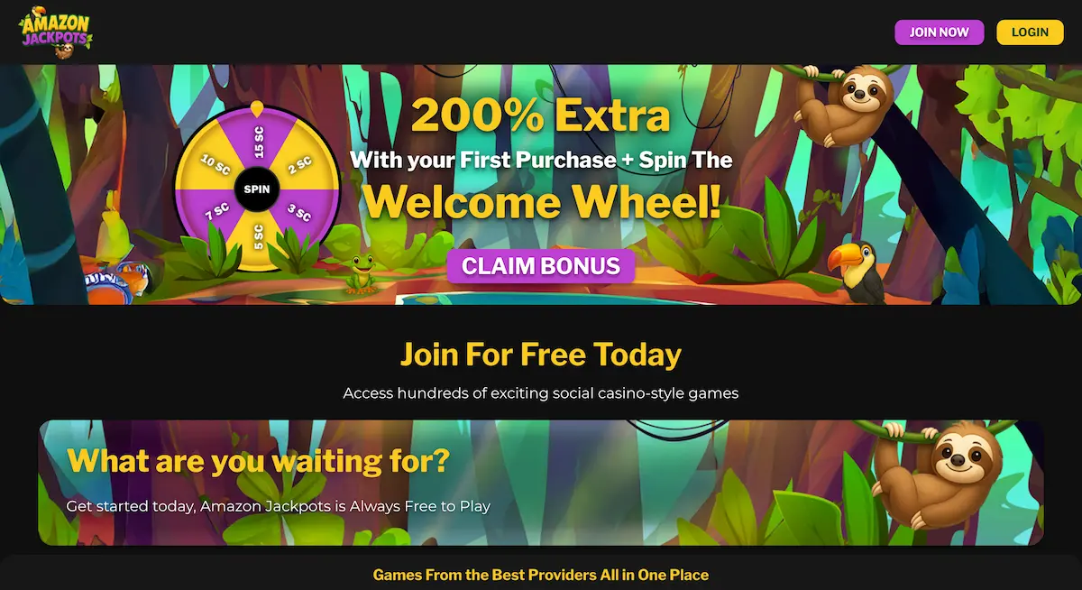 amazon jackpots casino homepage
