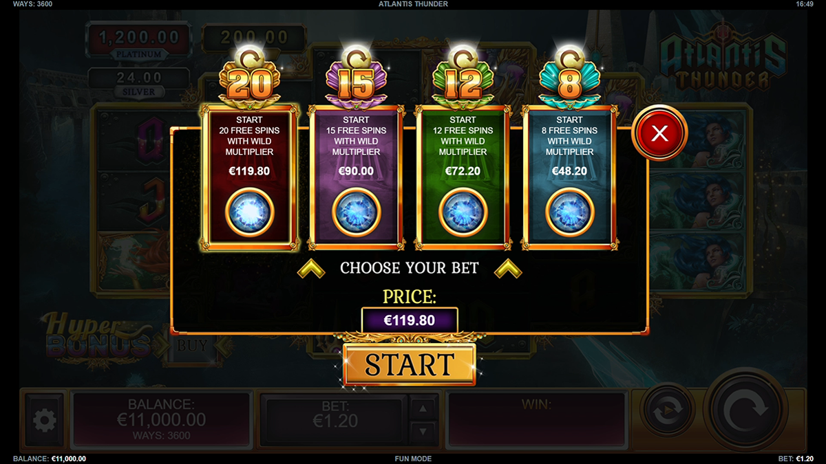 atlantis thunder bonus buy