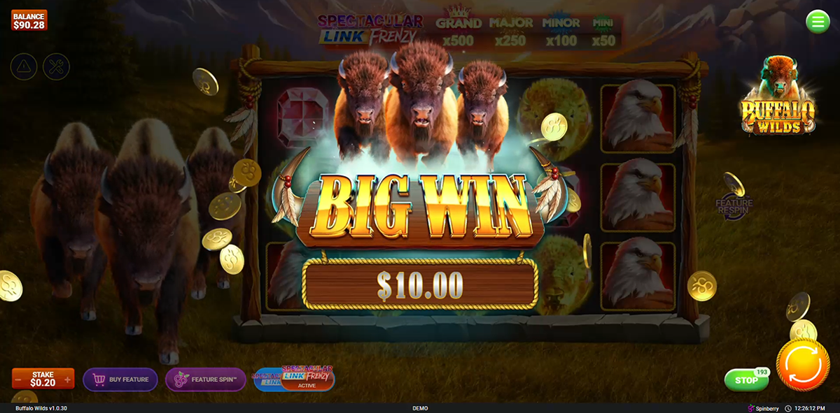 buffalo wilds bigwin