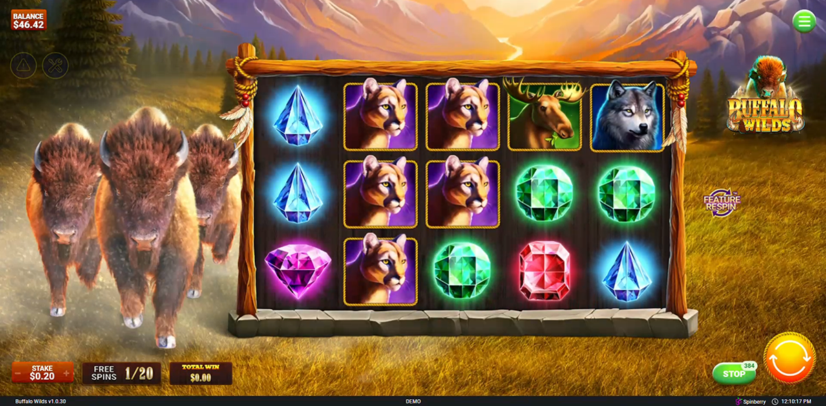 buffalo wilds during bonus