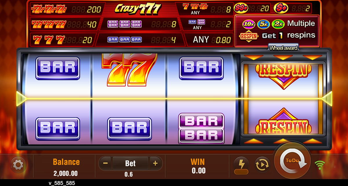 crazy 777 normal