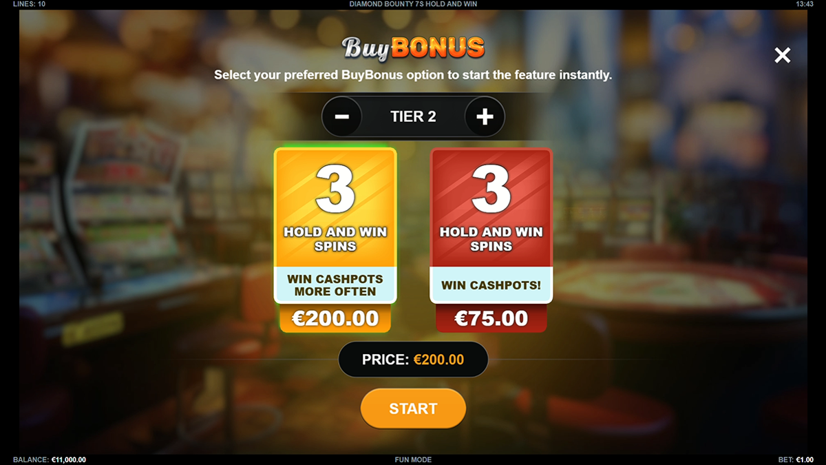 diamond bounty 7s hold win bonus buy