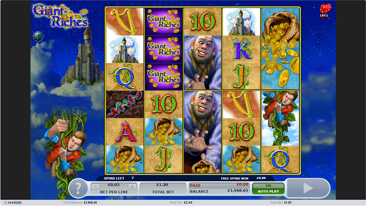 giant riches bonus