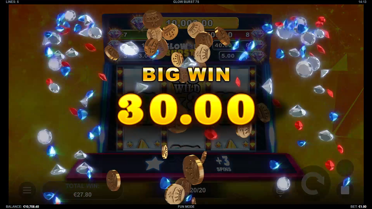 glow burst 7s big win