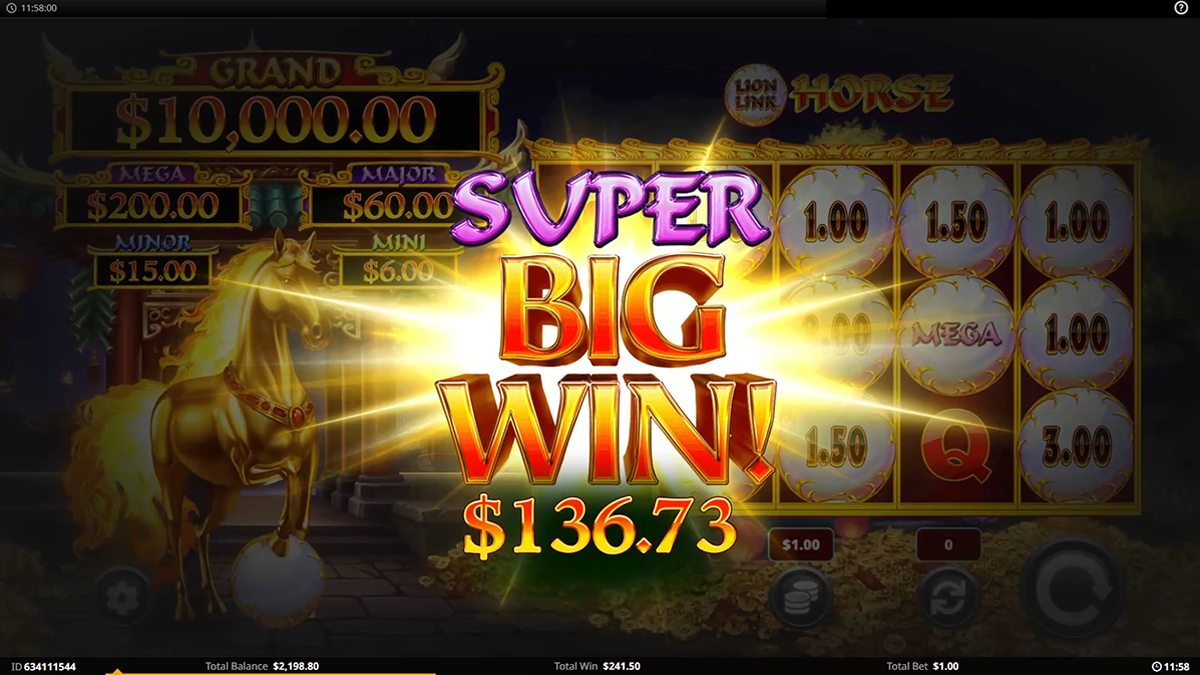 lion link horse big win