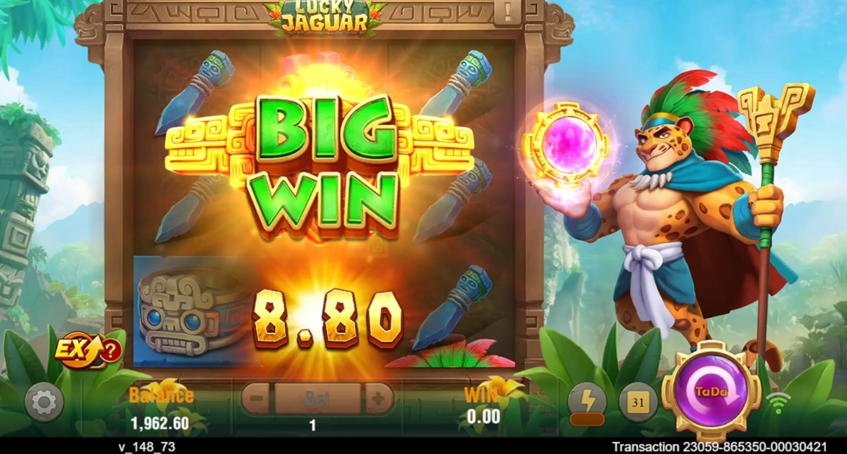 lucky jaguar big win
