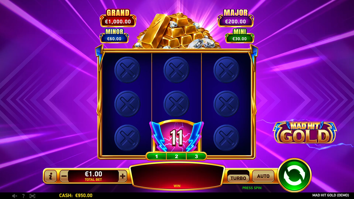 mad hit gold bonus