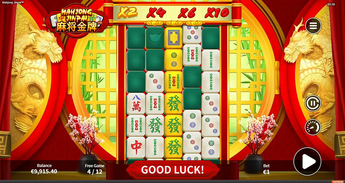 mahjong jinpai during bonus
