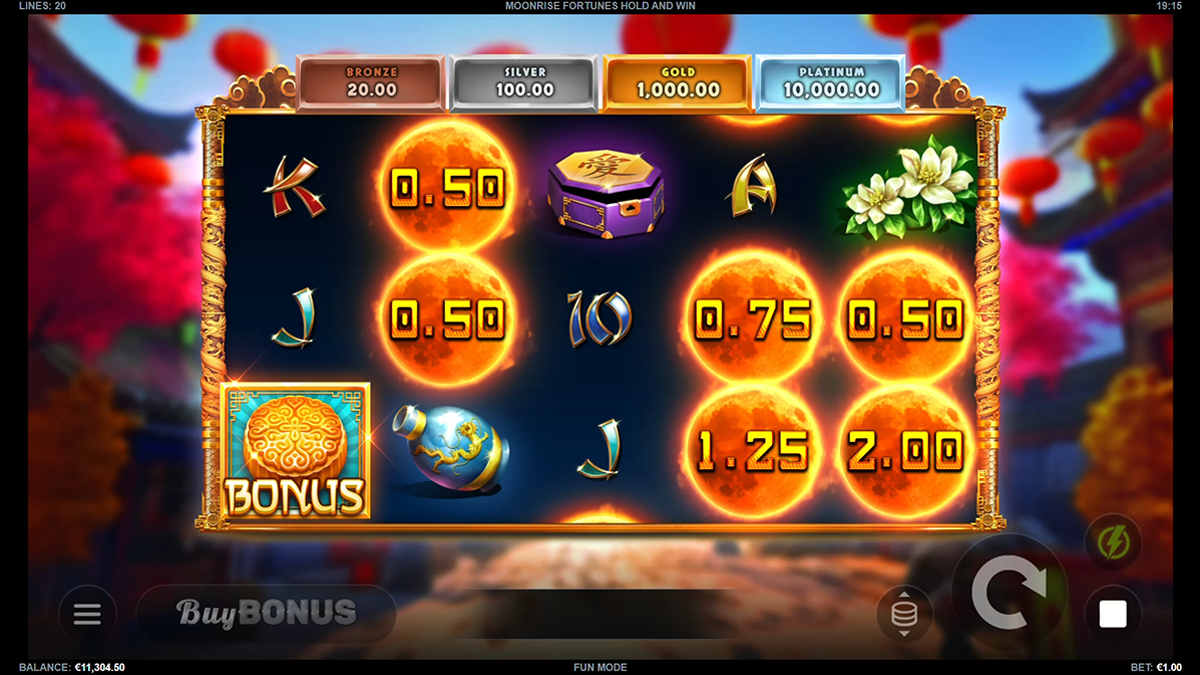 moonrise fortunes hold win bonus trigger