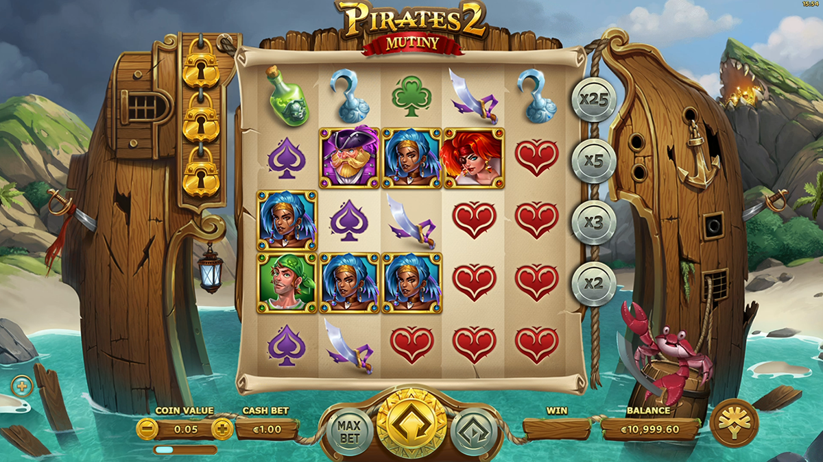 pirates 2 mutiny slot game
