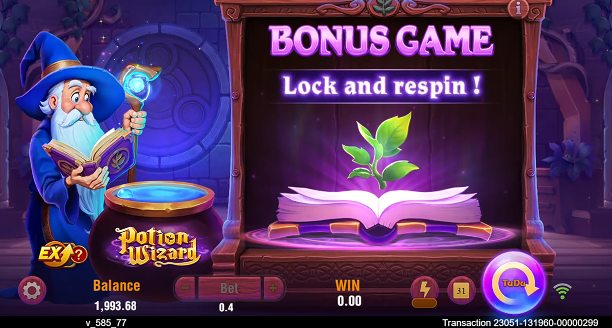 potion wizard bonus trigger