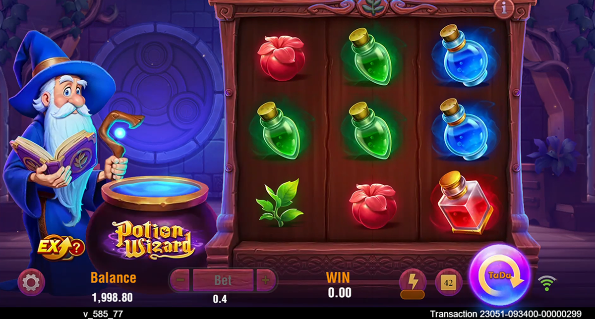 potion wizard slot game