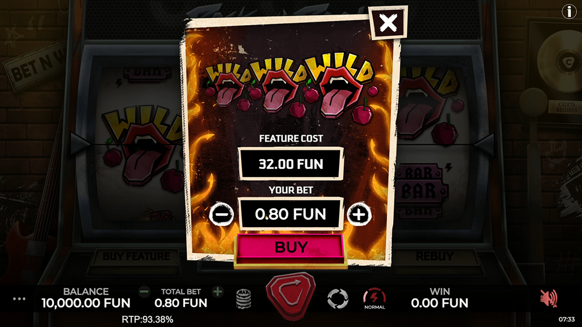 Rock N’ Reels bonus buy