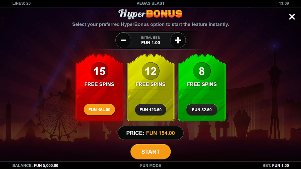 vegas blast bonus buy