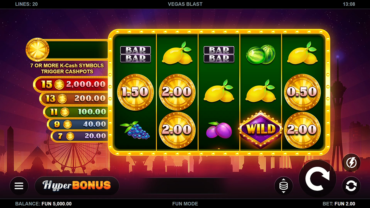 vegas blast normal