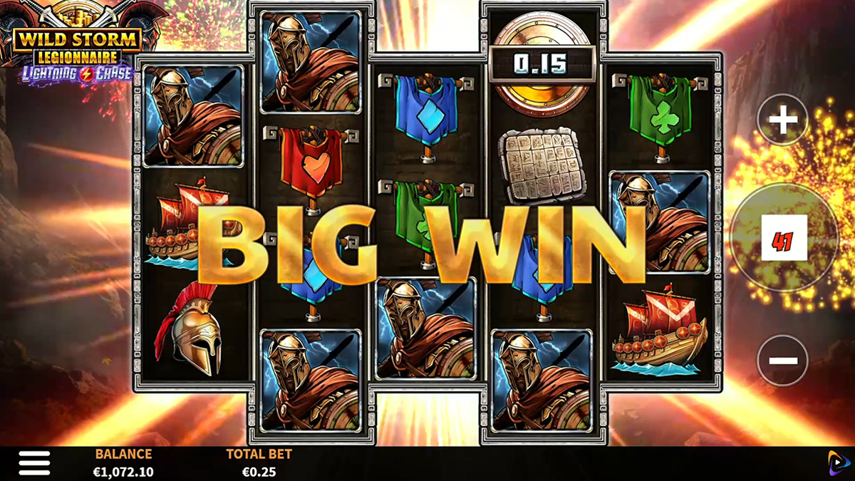 wild storm legionnaire big win