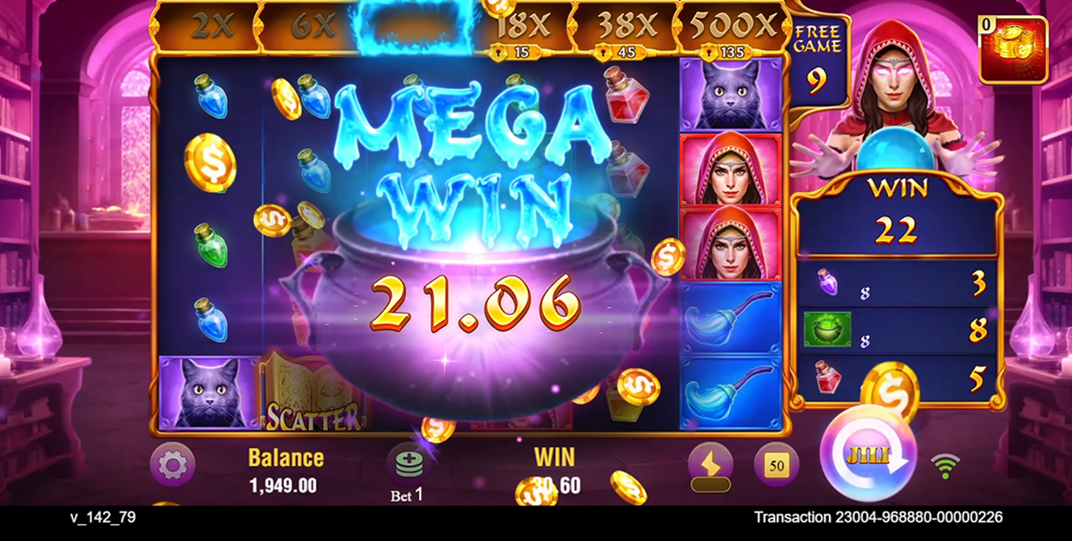 witches night big win