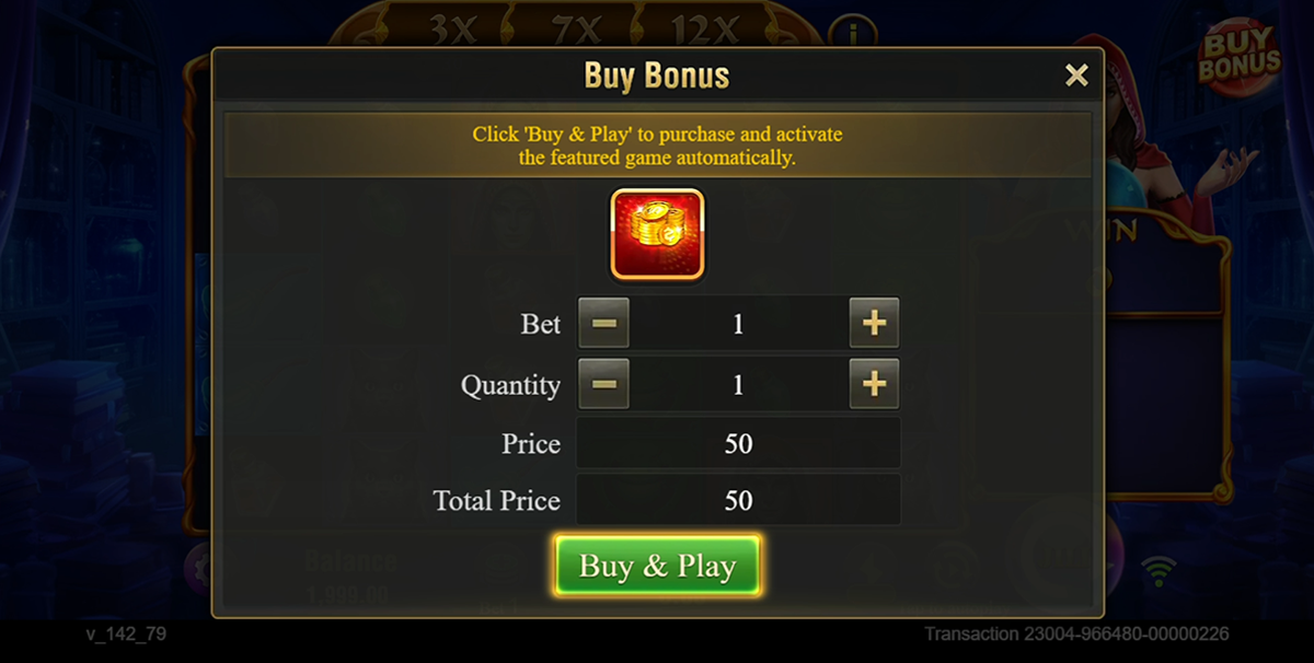witches night bonus buy