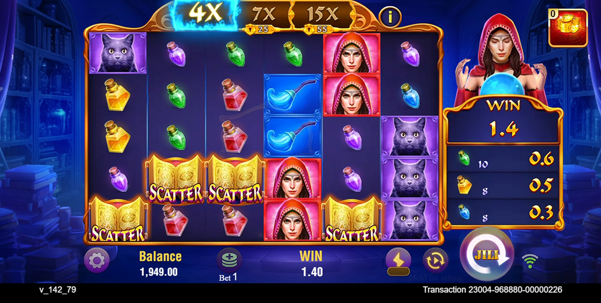 witches night bonus trigger visible