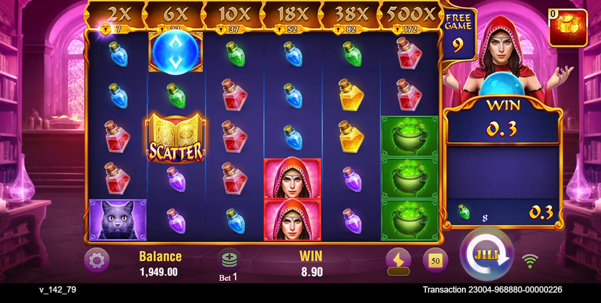 witches night during bonus