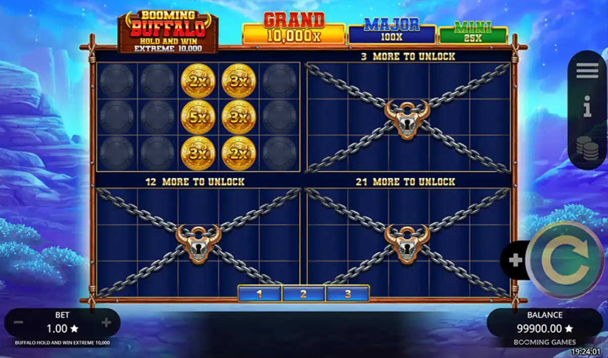 buffalo hold and win extreme 10,000 during bonus