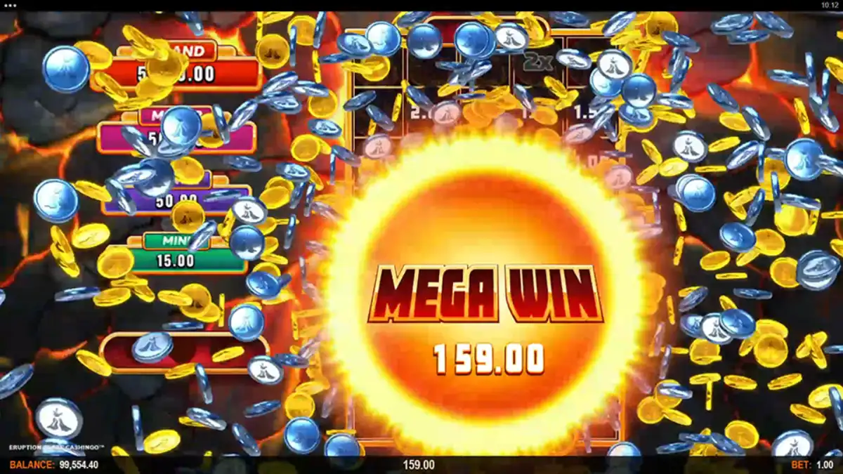eruption blaze cashingo big win
