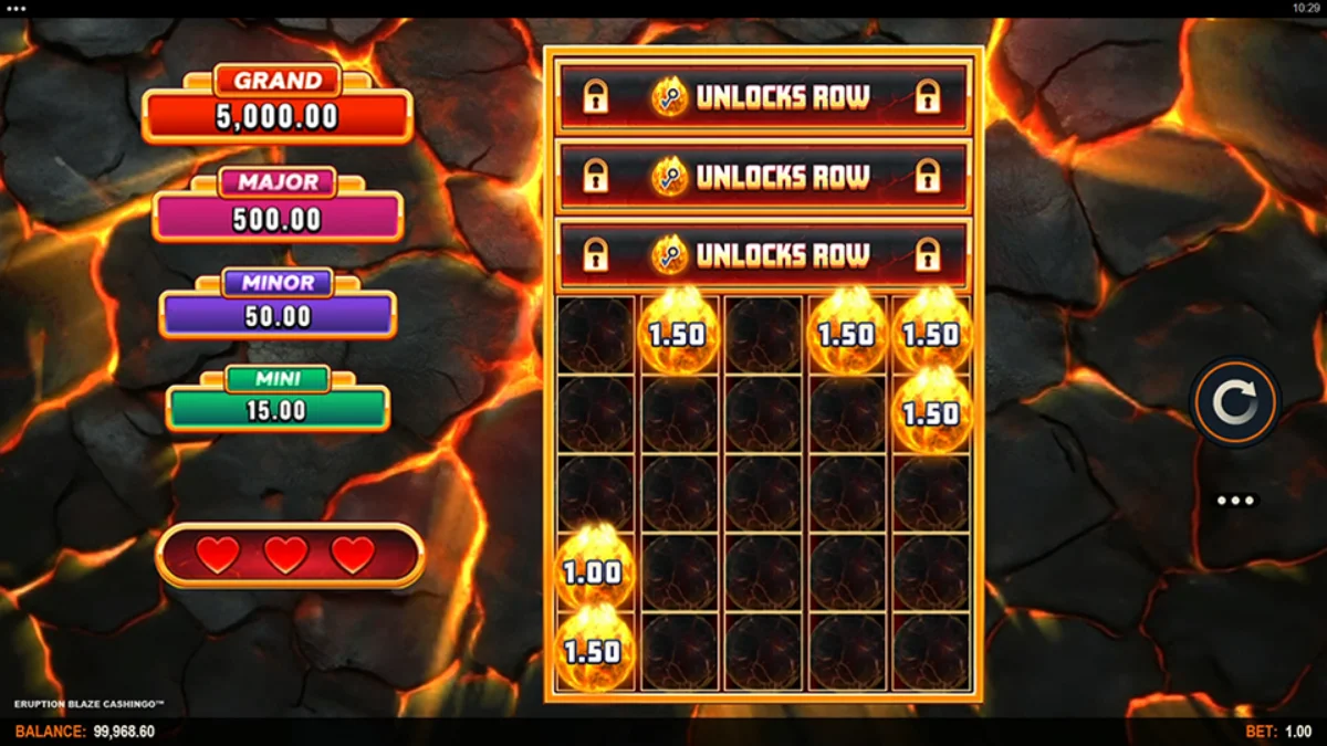 eruption blaze cashingo during bonus