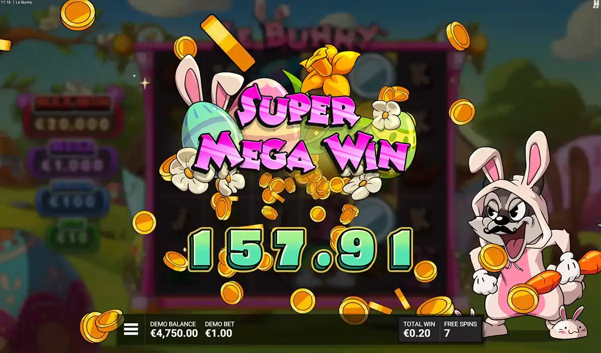 le bunny big win