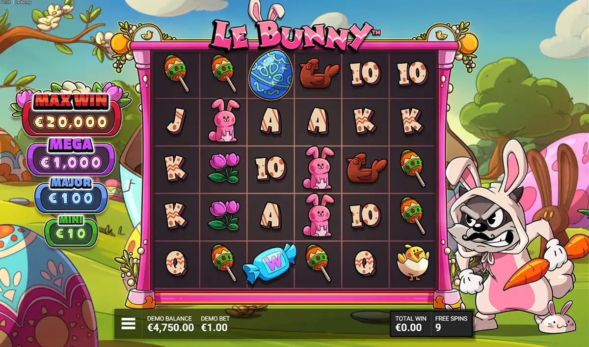 le bunny during bonus