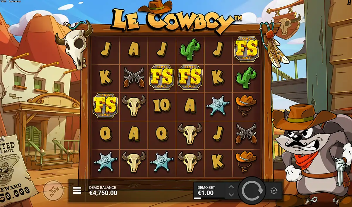 le cowboy bonus trigger visible