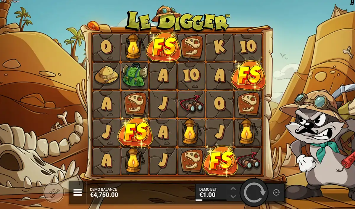 le_ digger bonus trigger visible