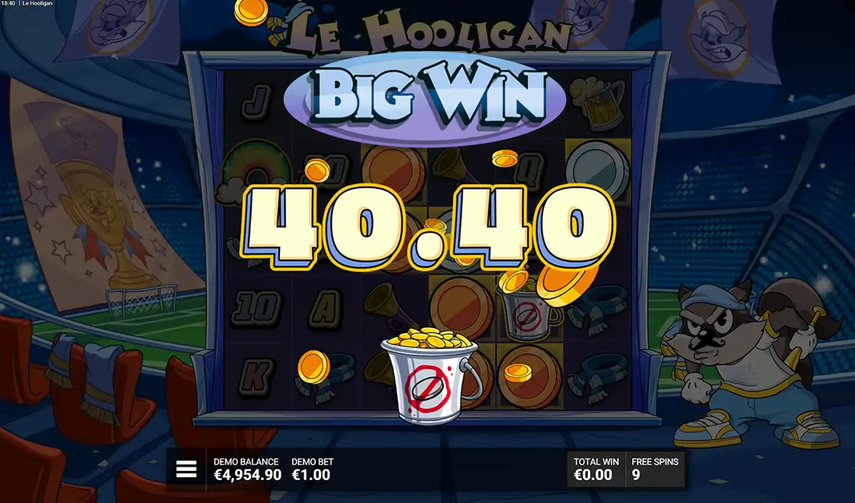 le hooligan big win