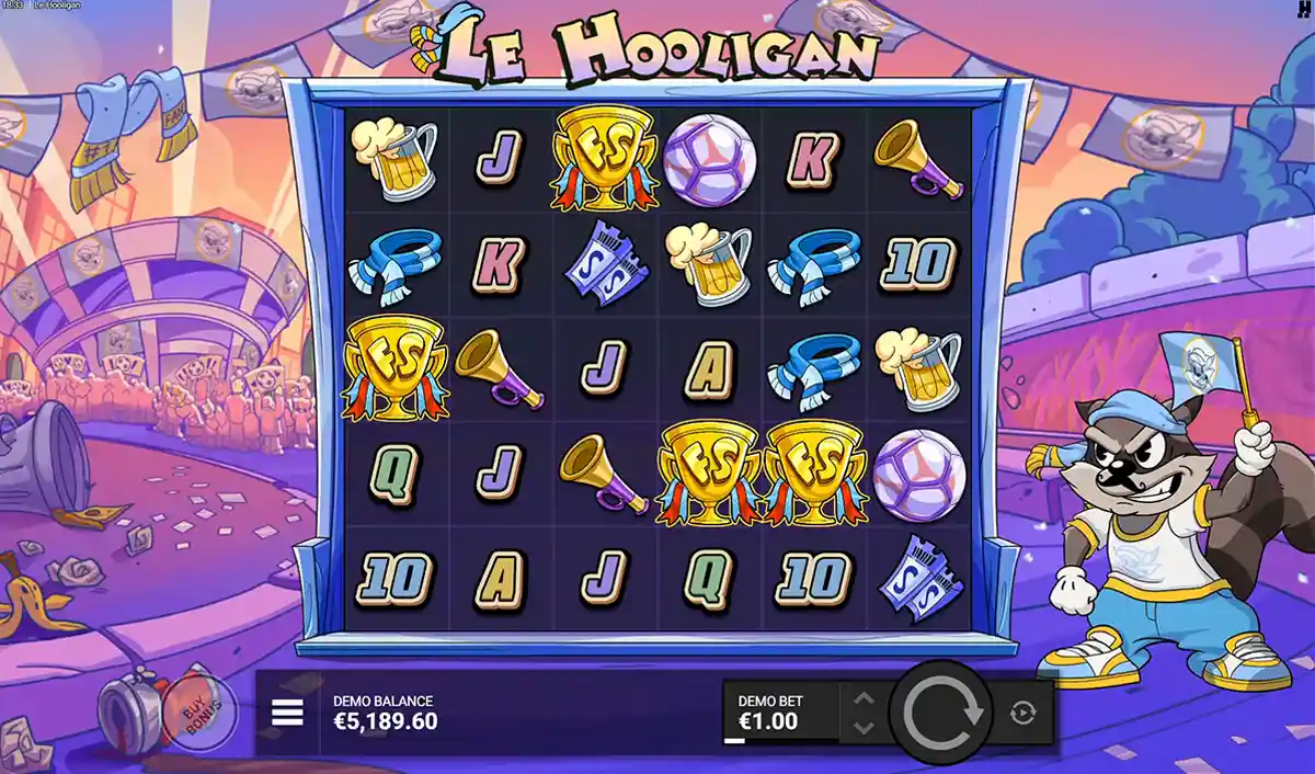 le hooligan bonus trigger visible