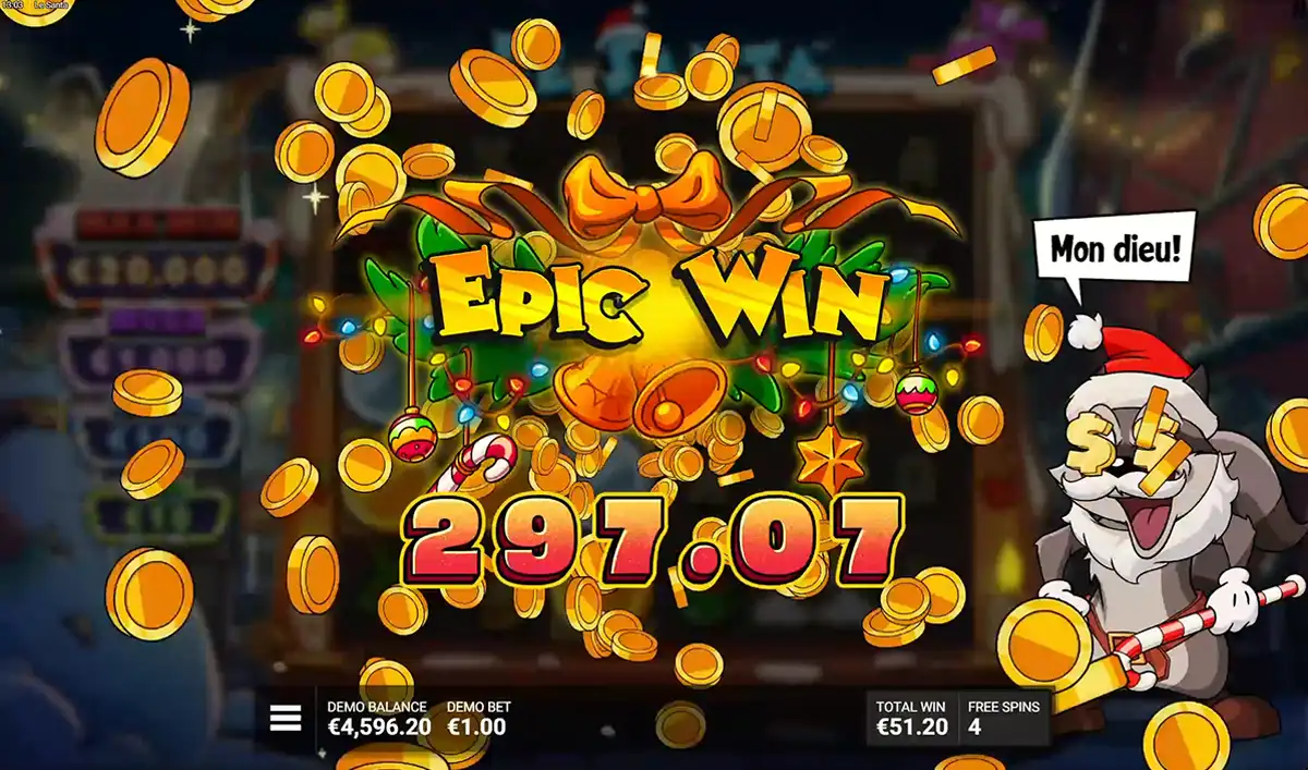 le santa big win