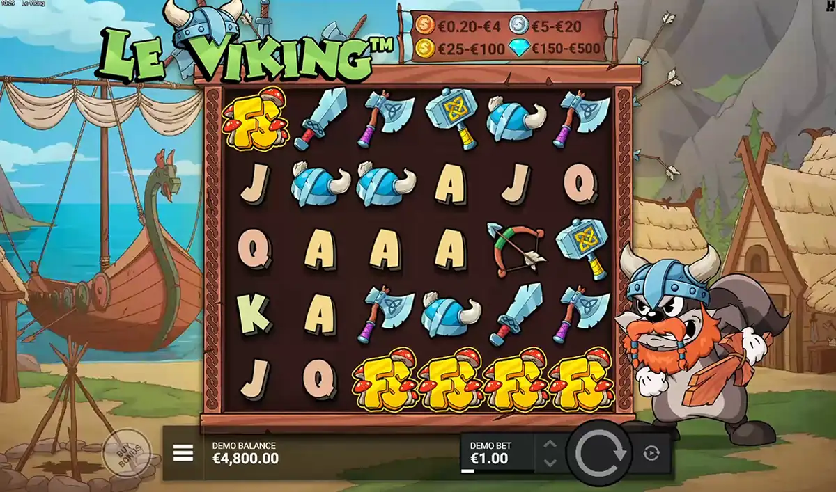 le viking bonus trigger visible