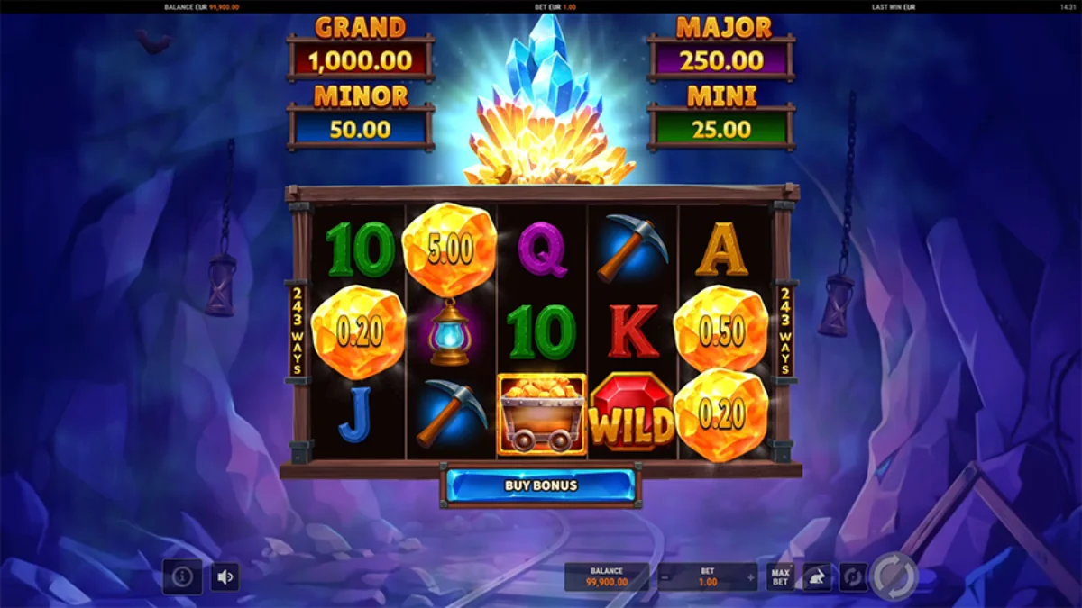 rock and riches bonus trigger visible