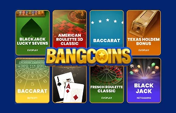 BangCoins table games