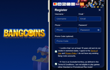 BangCoins sign up
