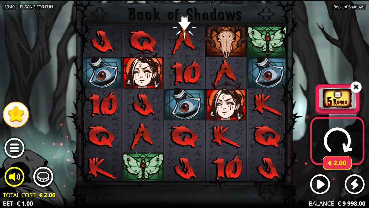 book of shadows gameplay