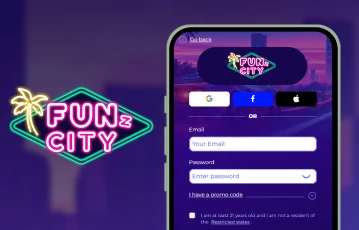 funzcity mobile sign-up