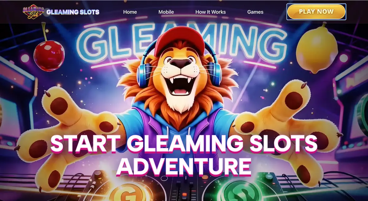 gleaming slots casino homepage