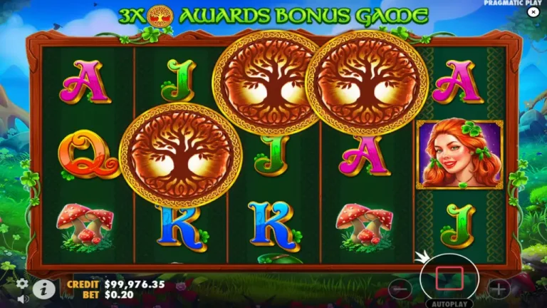 Clover Gold - Game Screenshot with Bonus Trigger